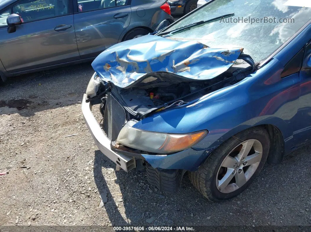 2008 Honda Civic Ex Blue vin: 2HGFG12888H502729