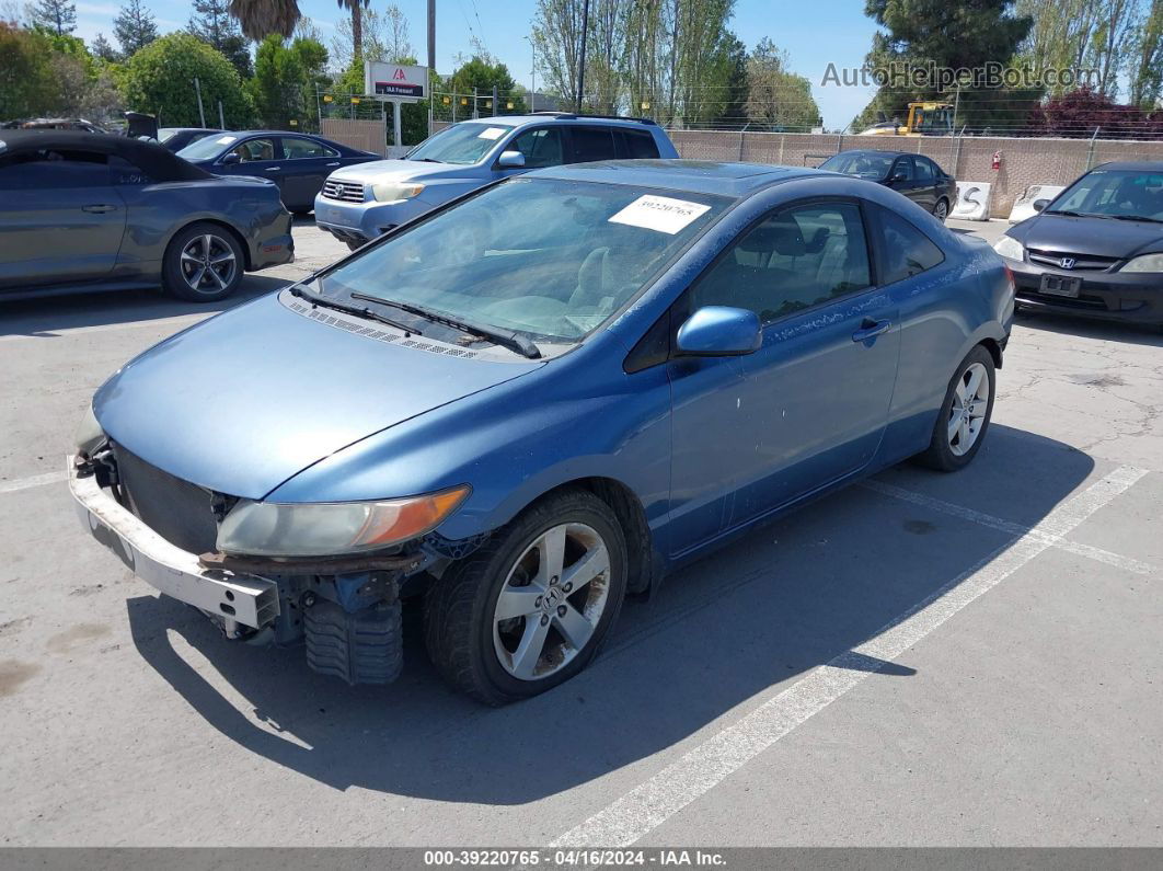 2008 Honda Civic Ex Blue vin: 2HGFG12888H555916