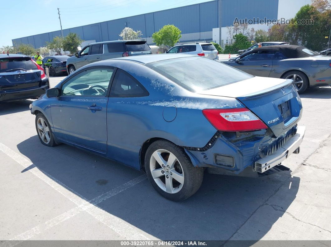 2008 Honda Civic Ex Синий vin: 2HGFG12888H555916