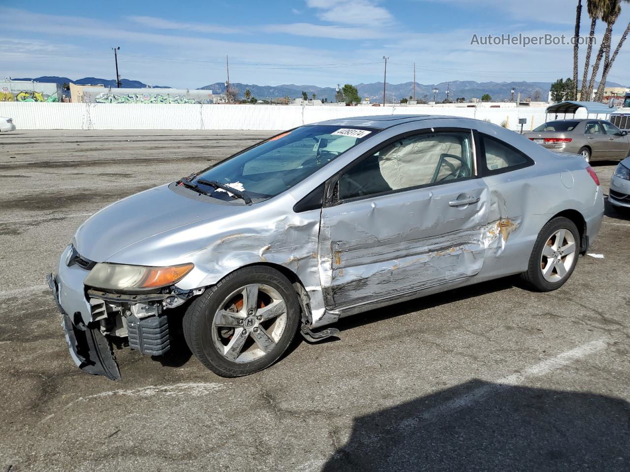 2008 Honda Civic Ex Silver vin: 2HGFG12888H563160