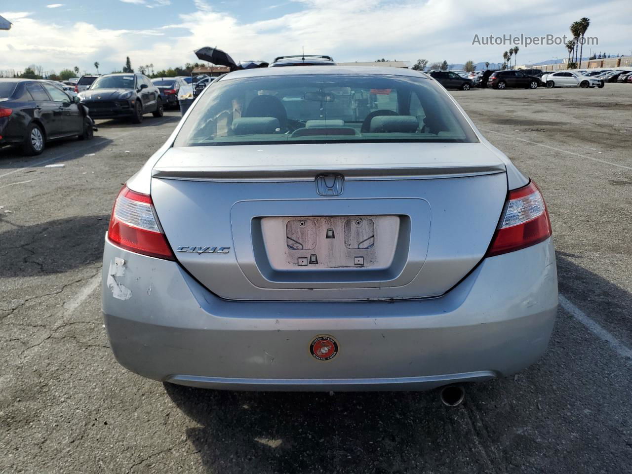 2008 Honda Civic Ex Silver vin: 2HGFG12888H563160