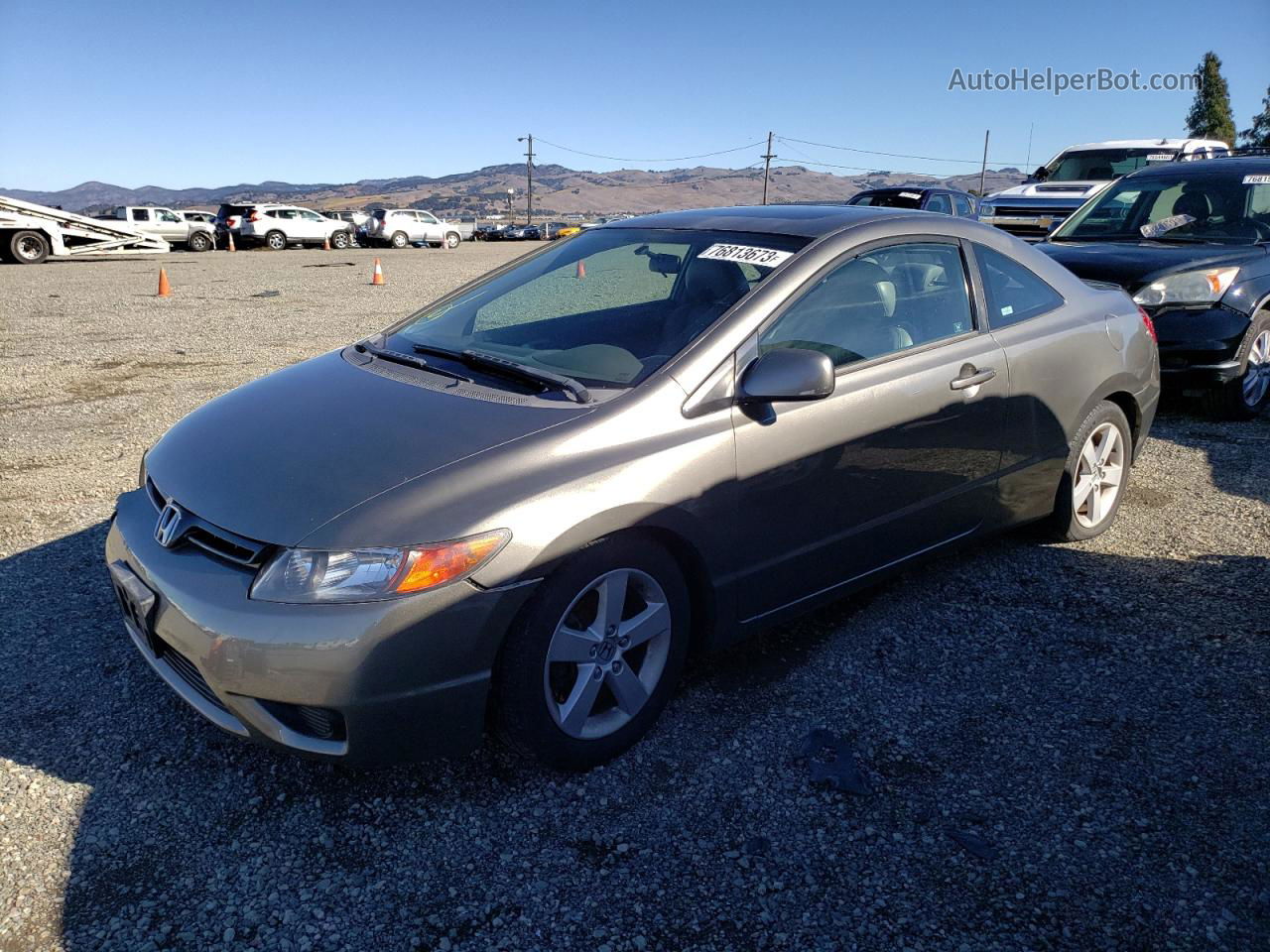 2006 Honda Civic Ex Gray vin: 2HGFG12896H549751