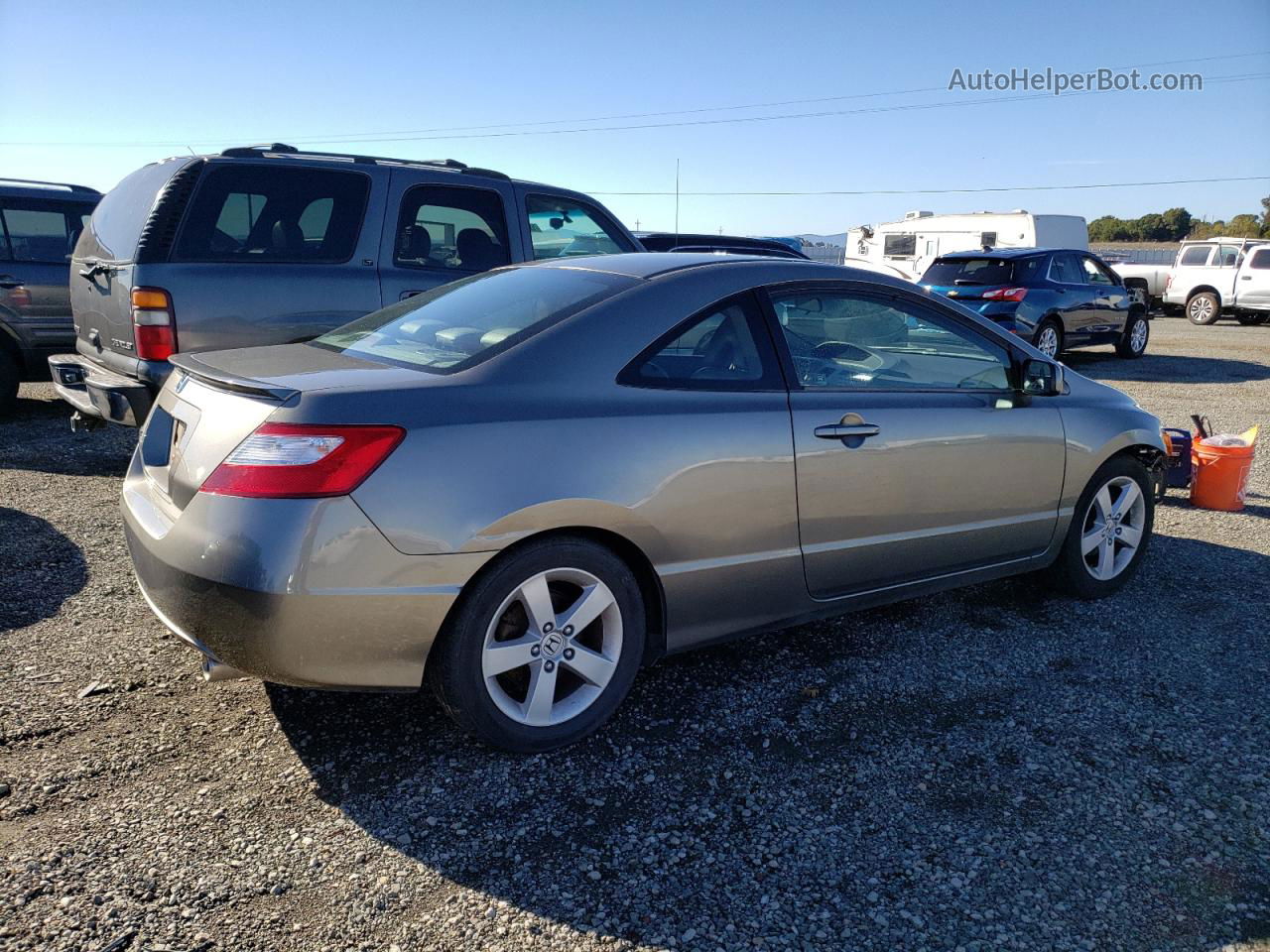 2006 Honda Civic Ex Gray vin: 2HGFG12896H549751