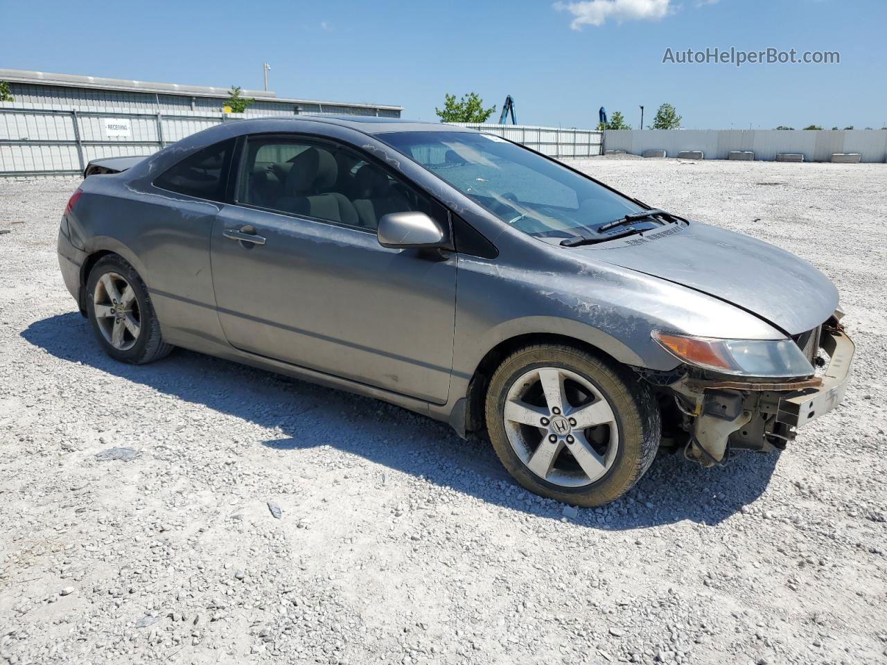 2008 Honda Civic Ex Gray vin: 2HGFG12898H531723