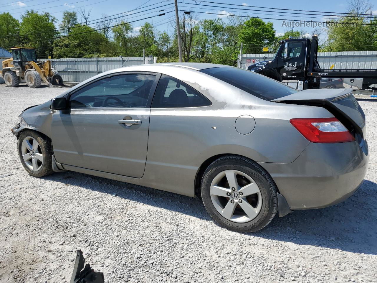 2008 Honda Civic Ex Gray vin: 2HGFG12898H531723