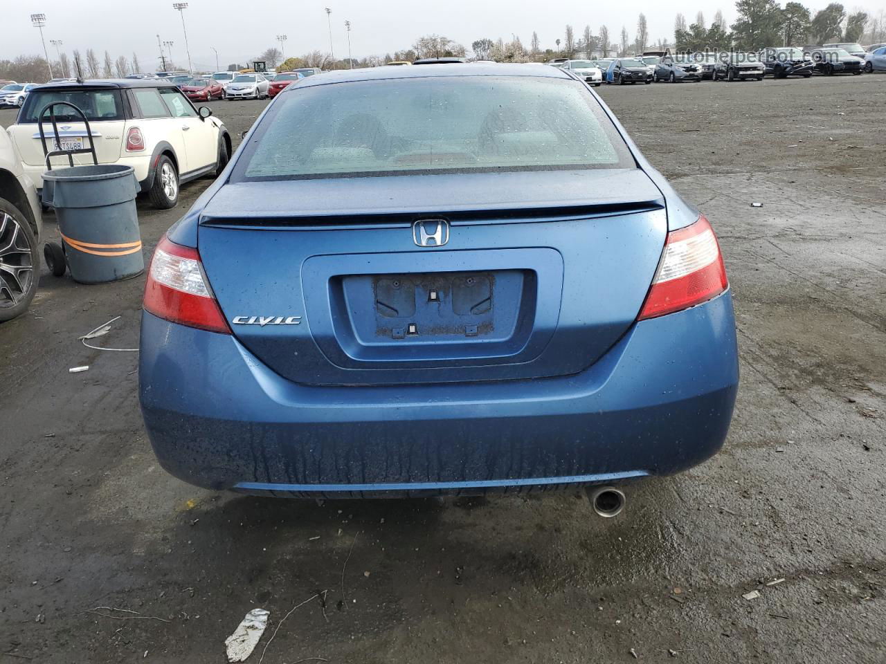 2008 Honda Civic Ex Blue vin: 2HGFG128X8H577660