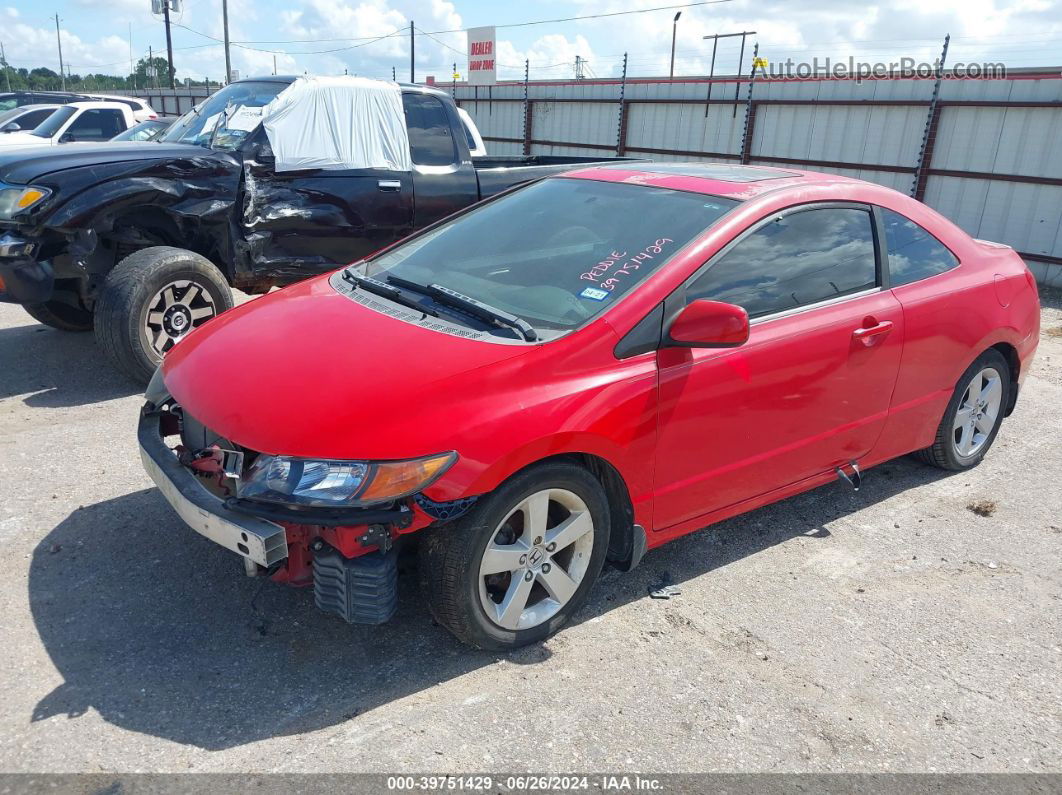 2008 Honda Civic Ex-l Red vin: 2HGFG12918H518022