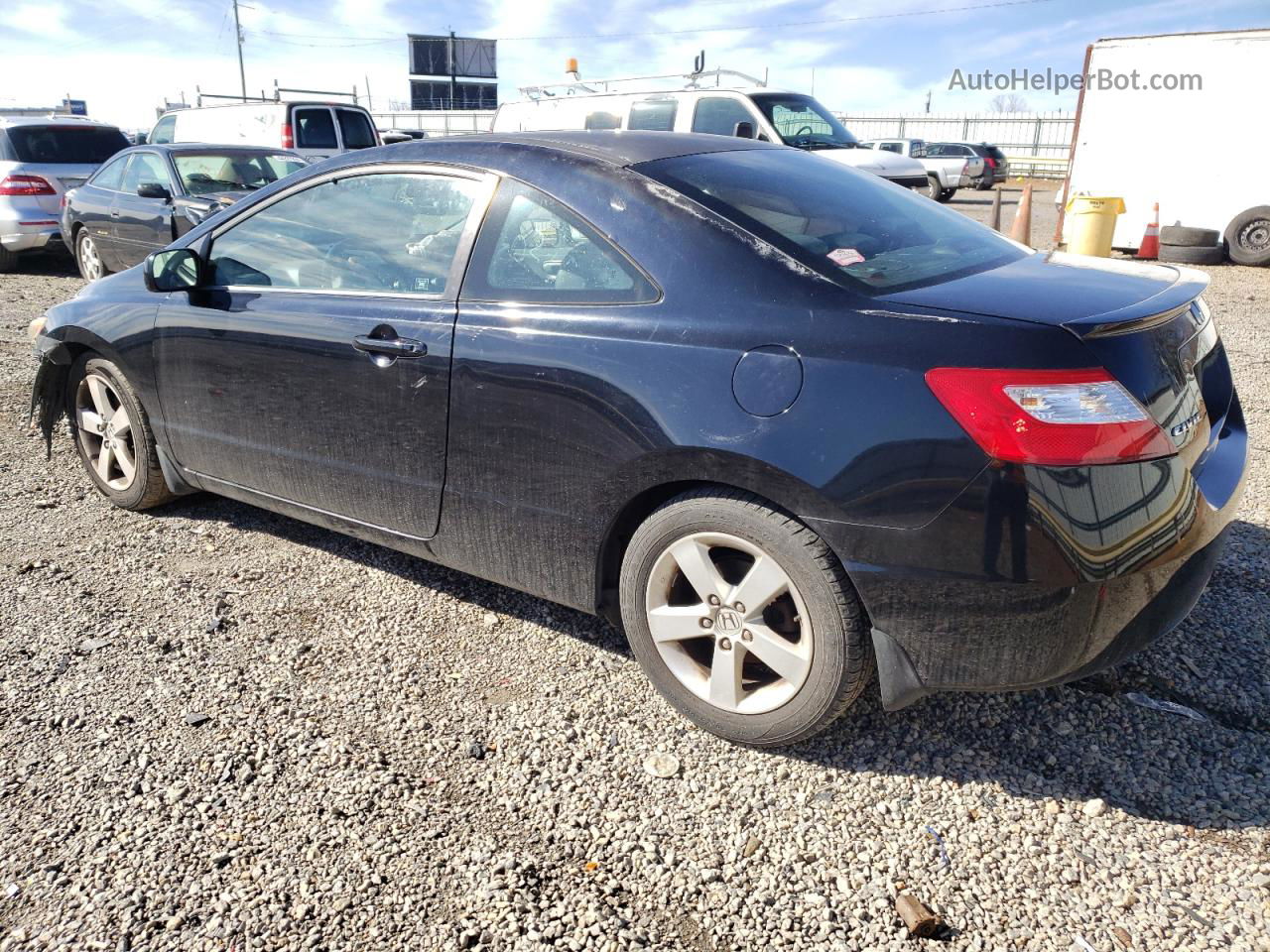 2008 Honda Civic Exl Black vin: 2HGFG12938H576312