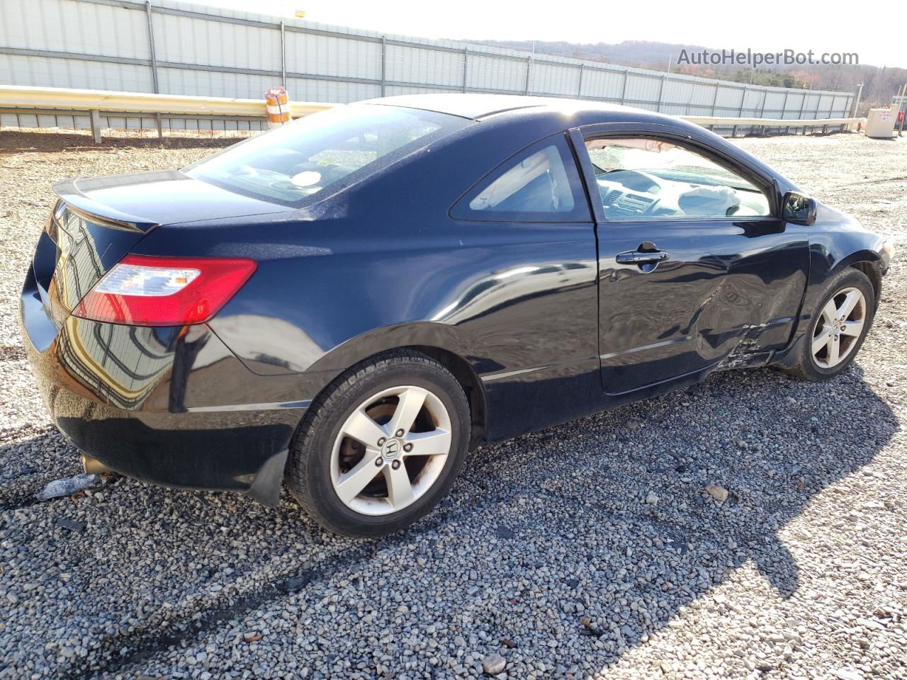 2008 Honda Civic Exl Black vin: 2HGFG12938H576312