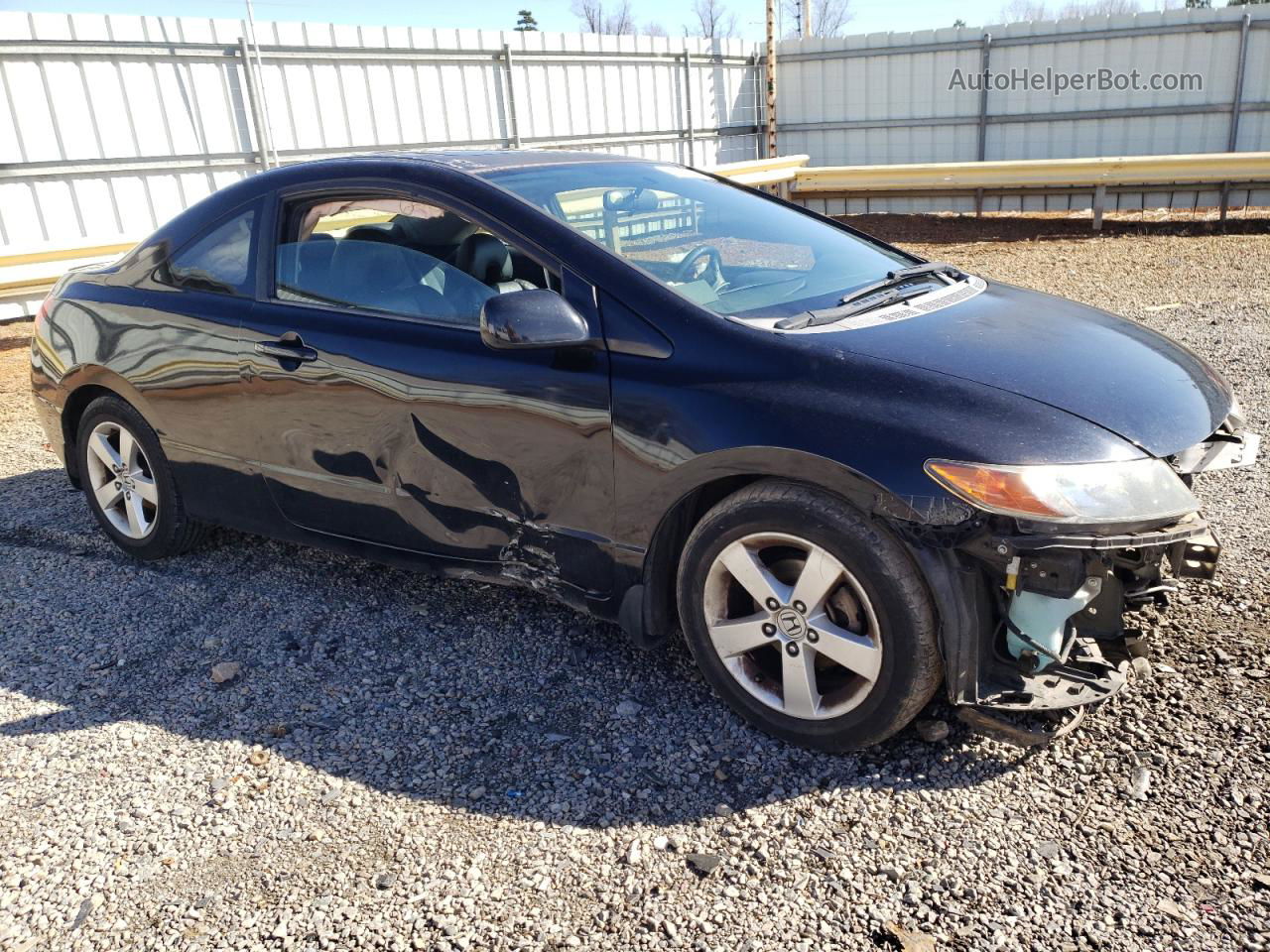 2008 Honda Civic Exl Black vin: 2HGFG12938H576312