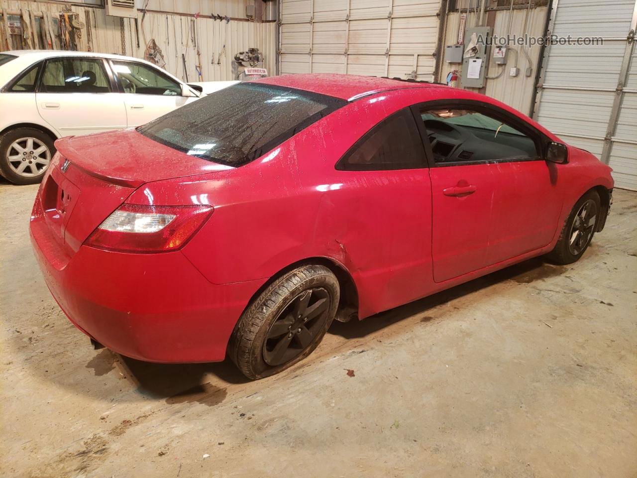 2008 Honda Civic Exl Red vin: 2HGFG12948H556876