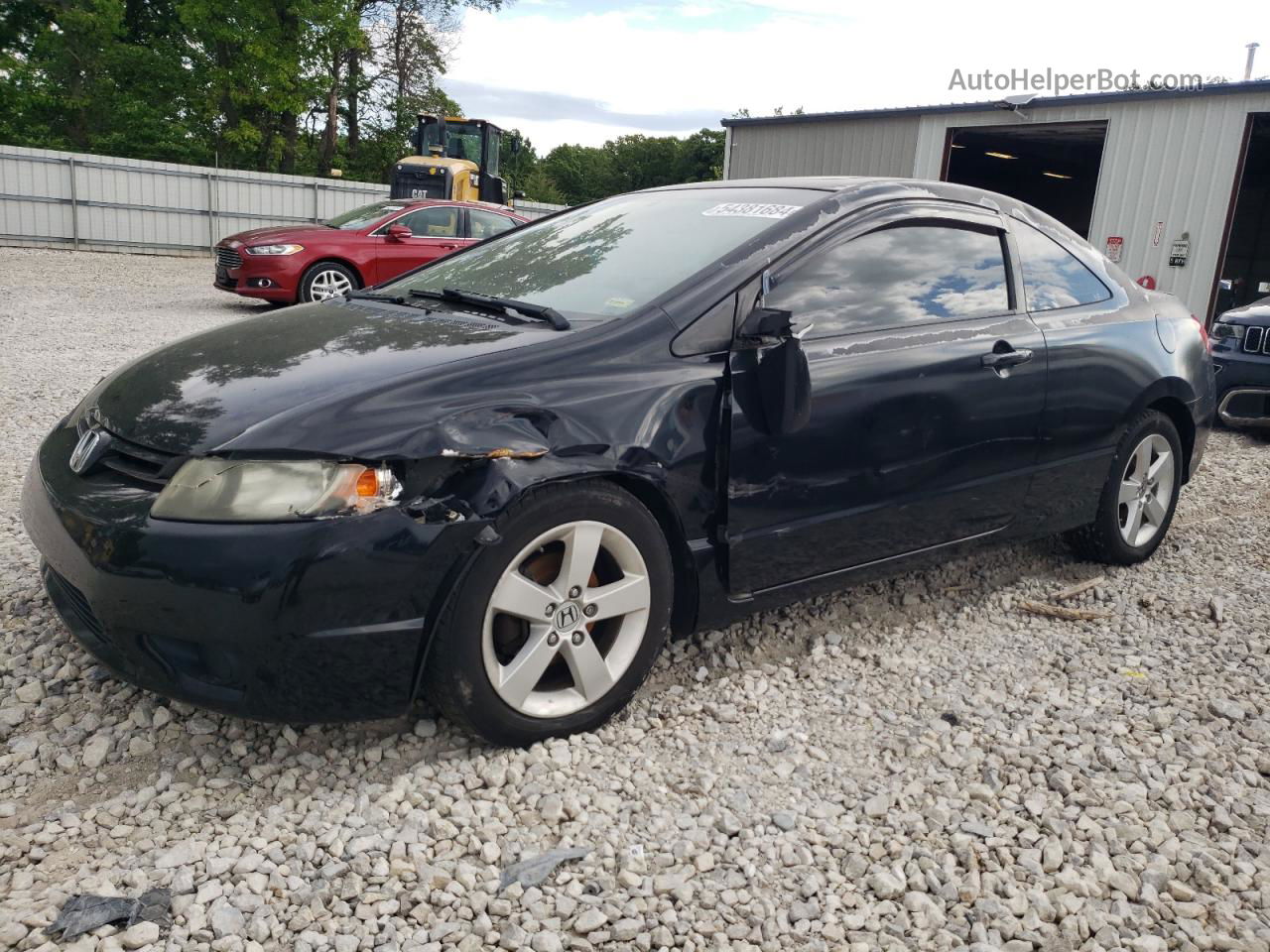 2008 Honda Civic Exl Black vin: 2HGFG12948H559809