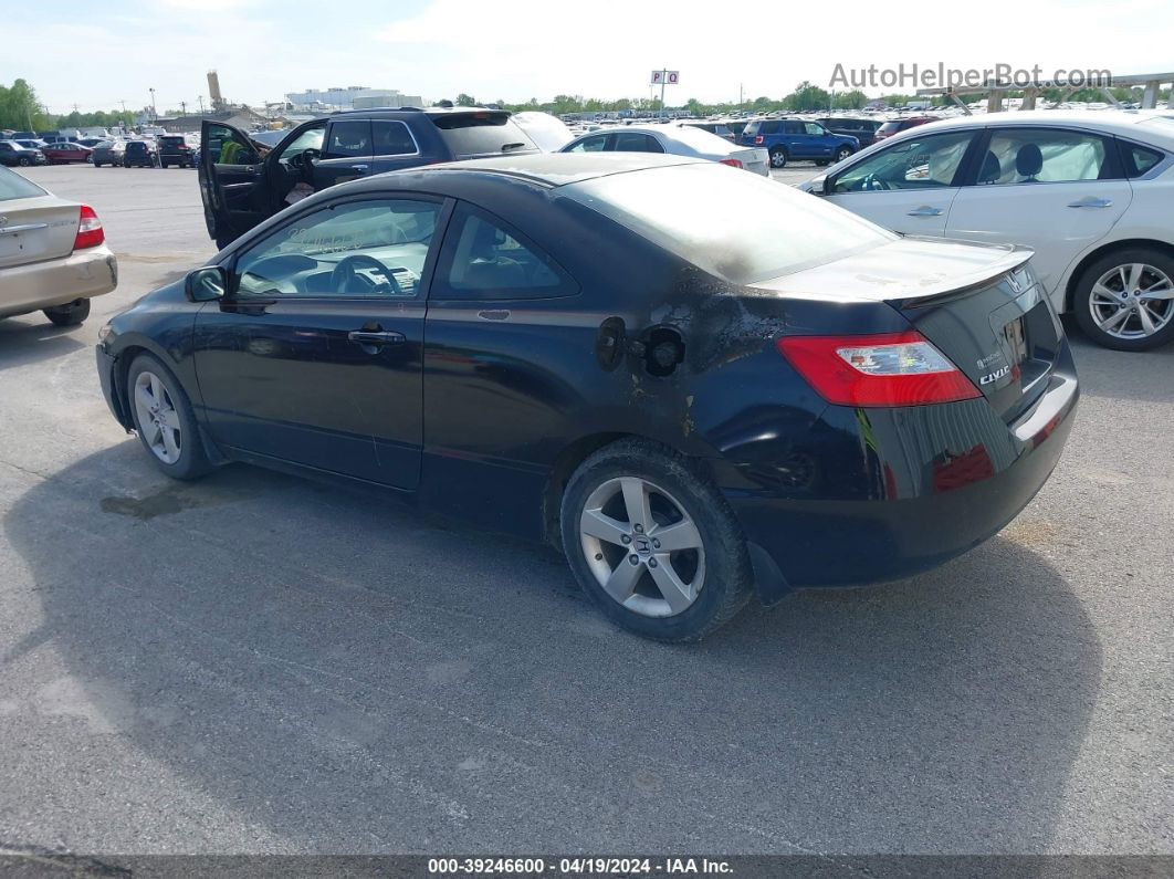 2008 Honda Civic Ex-l Black vin: 2HGFG12968H533034