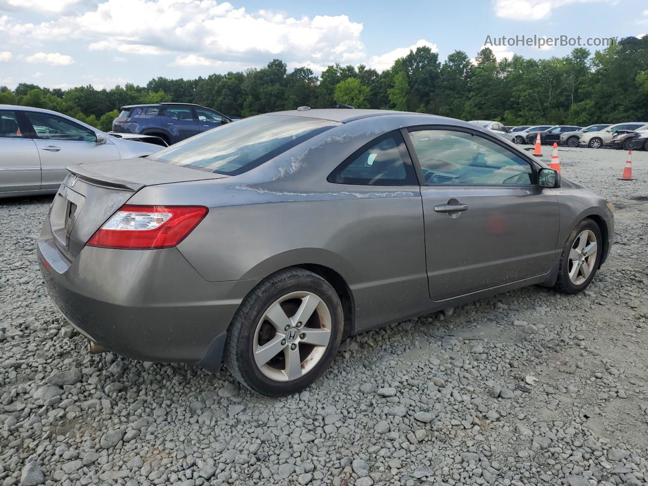 2008 Honda Civic Exl Gray vin: 2HGFG12988H514114