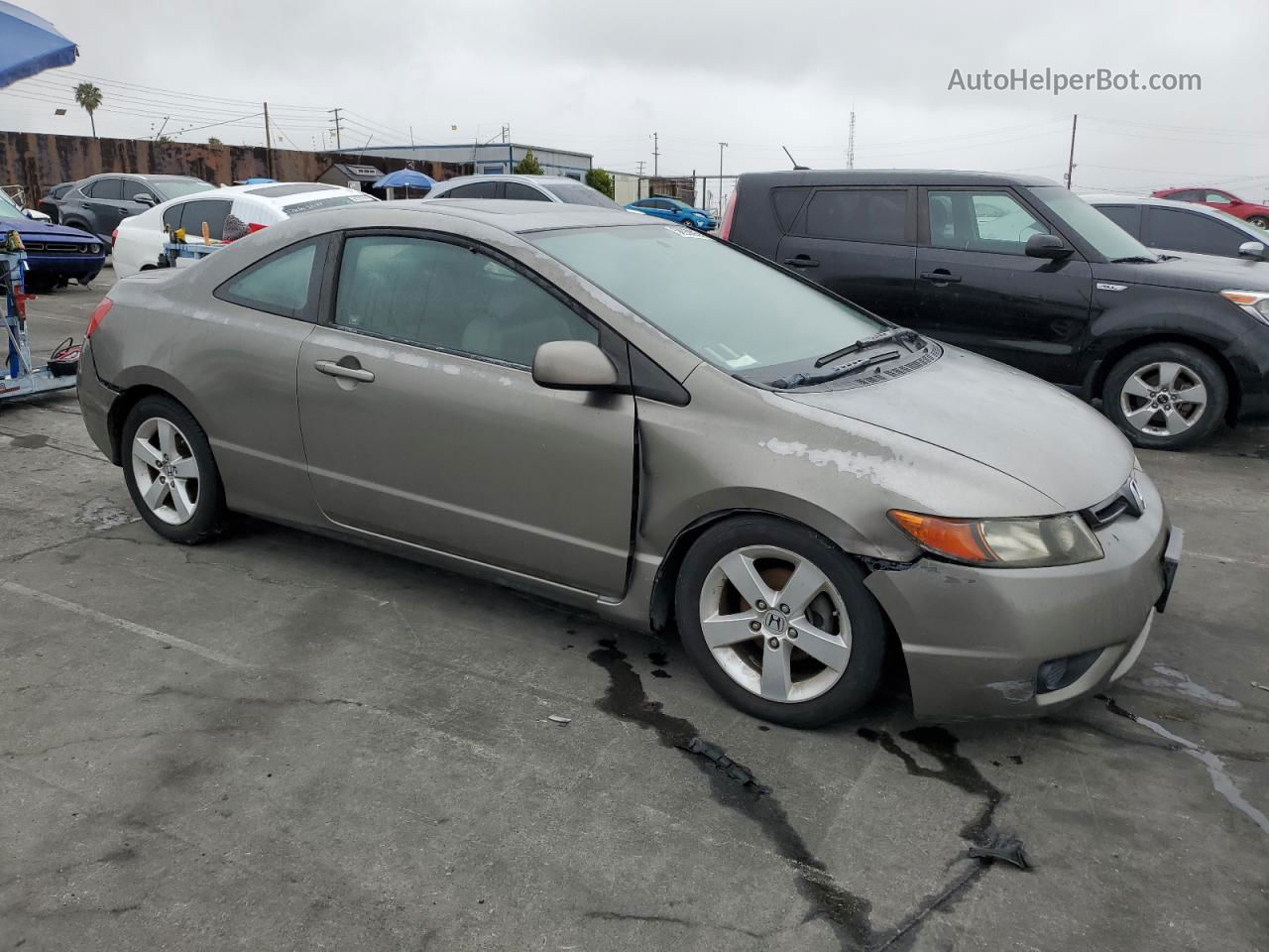 2008 Honda Civic Exl Серый vin: 2HGFG12998H568005