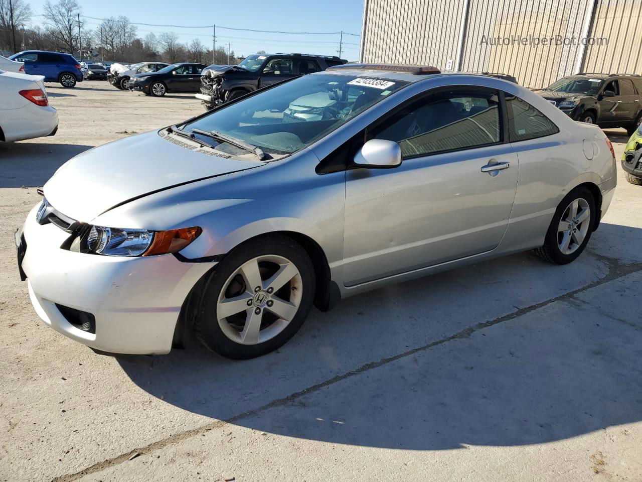 2008 Honda Civic Exl Silver vin: 2HGFG129X8H527186