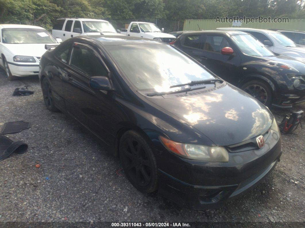 2006 Honda Civic Si Черный vin: 2HGFG21556H703949