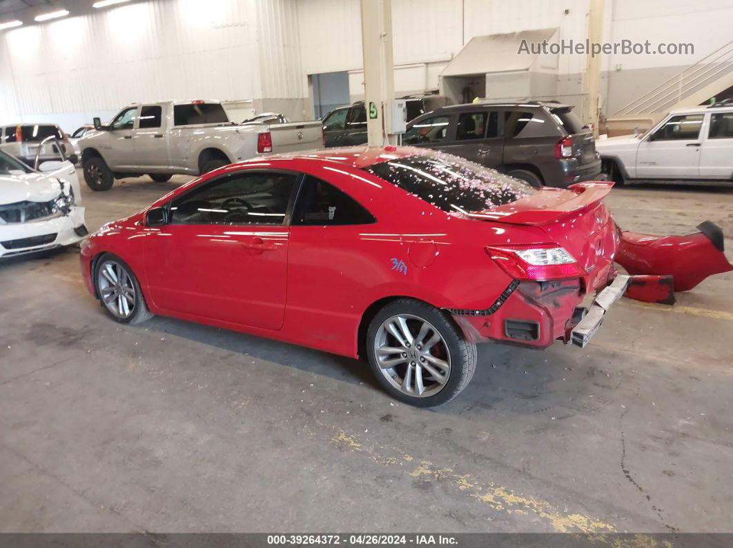 2008 Honda Civic Si Red vin: 2HGFG21568H706099