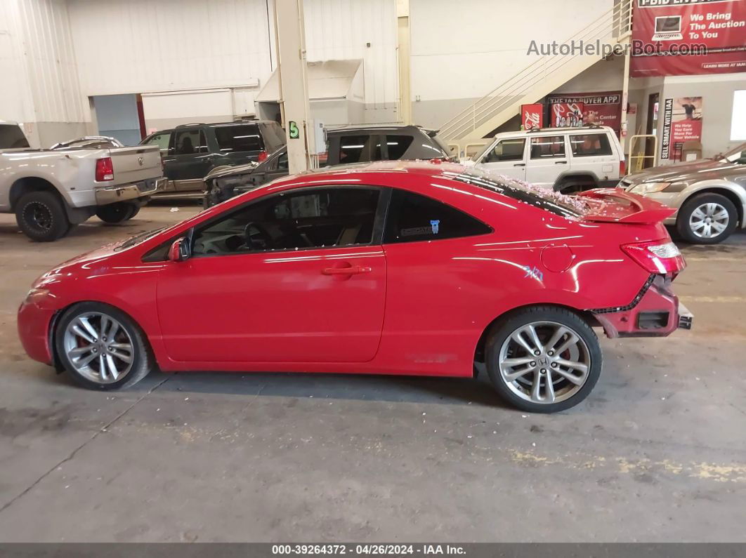 2008 Honda Civic Si Red vin: 2HGFG21568H706099