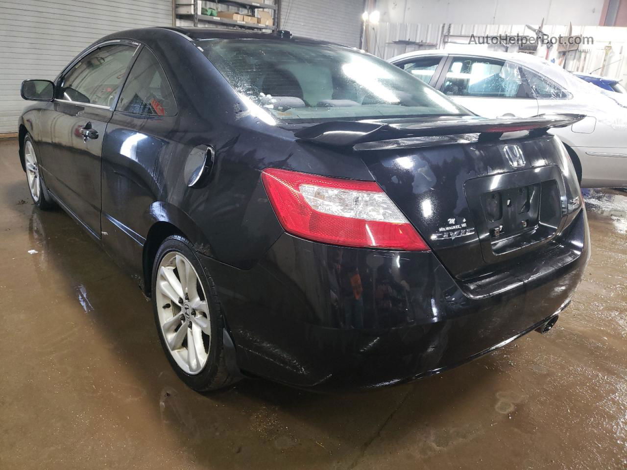 2006 Honda Civic Si Черный vin: 2HGFG21576H706934