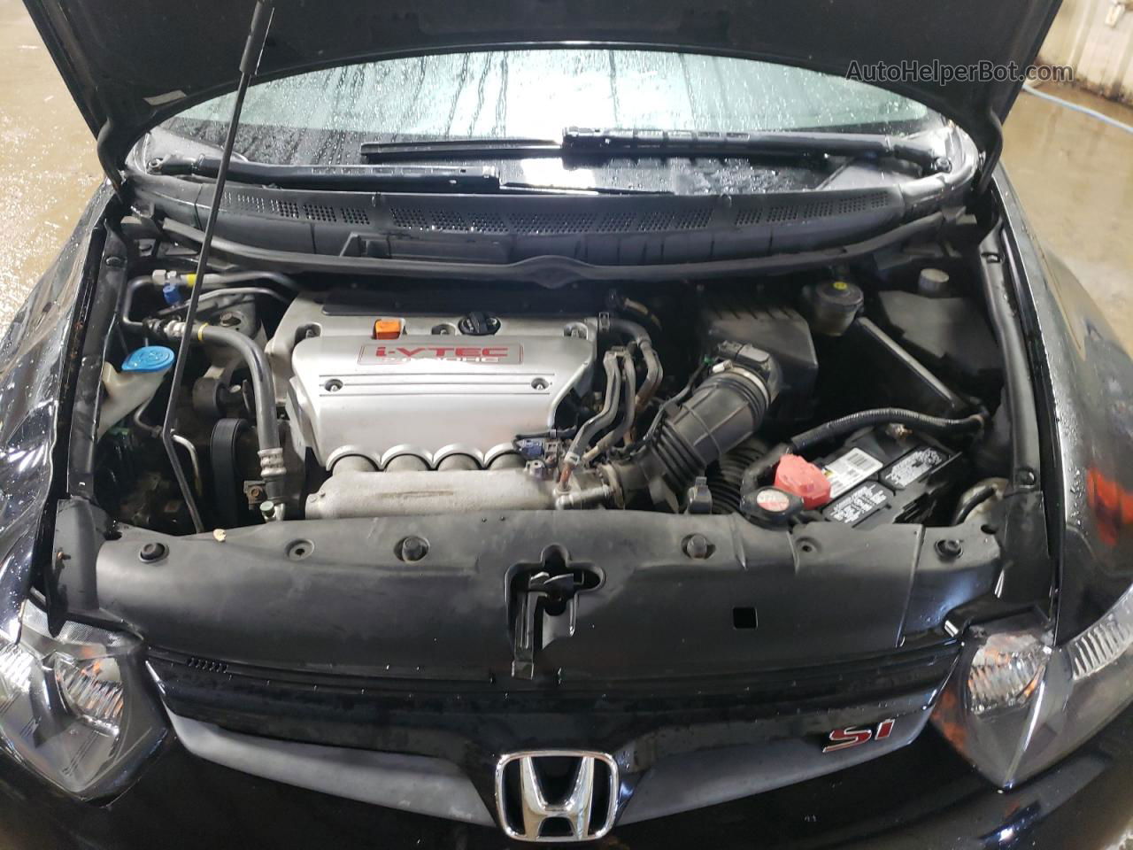 2006 Honda Civic Si Черный vin: 2HGFG21576H706934