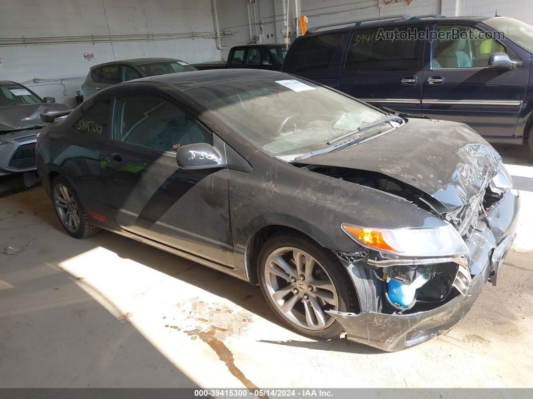 2008 Honda Civic Si Черный vin: 2HGFG215X8H708275