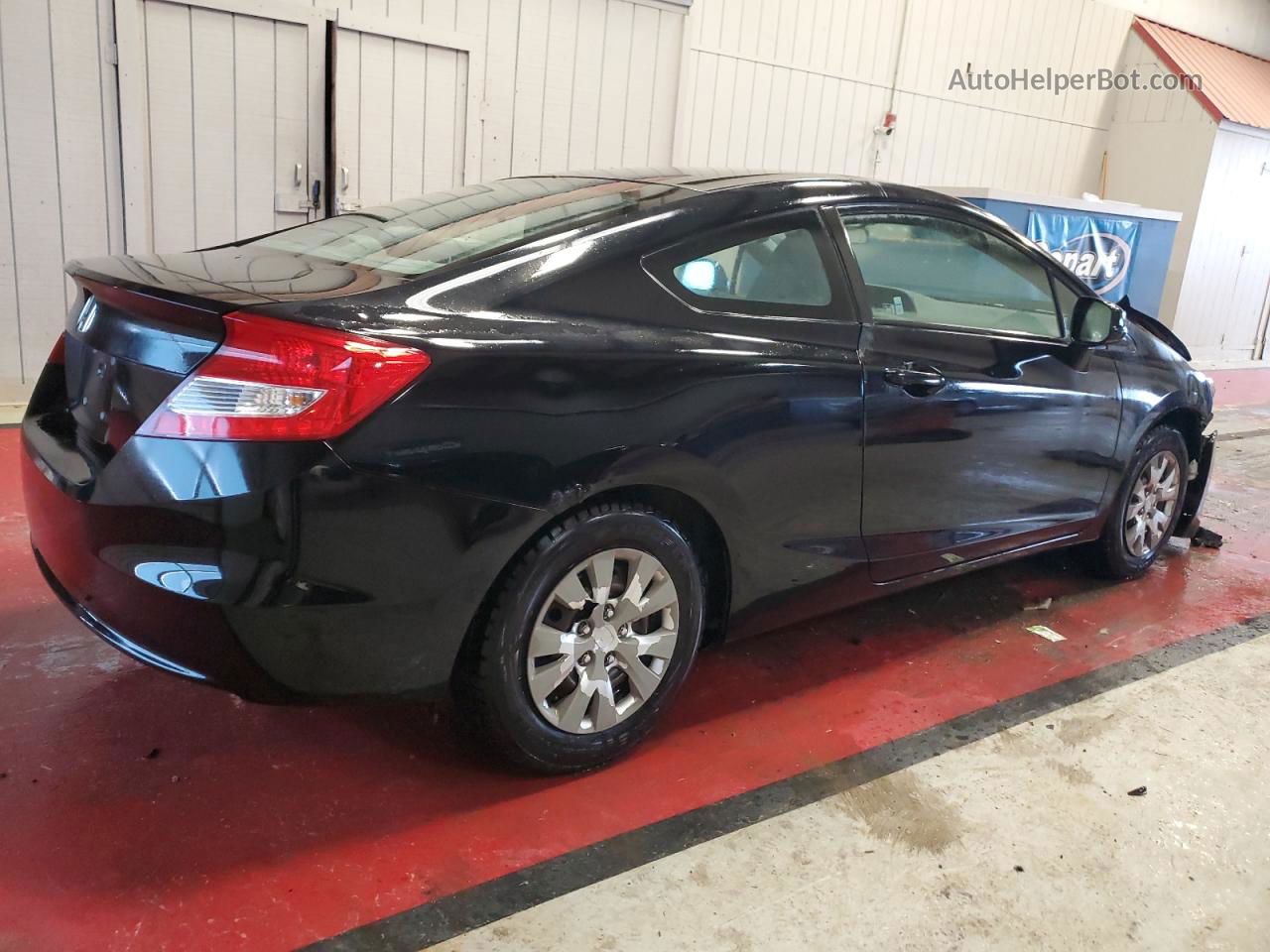 2012 Honda Civic Lx Black vin: 2HGFG3A50CH523991