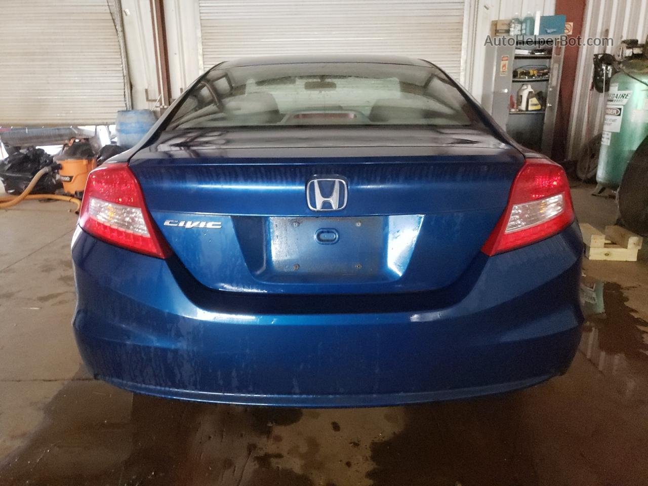 2012 Honda Civic Lx Синий vin: 2HGFG3A56CH546126