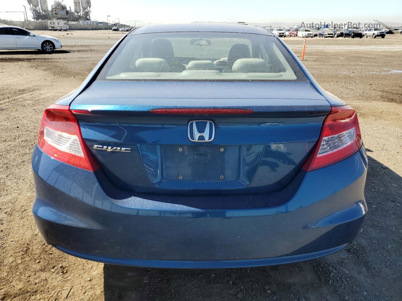 2012 Honda Civic Ex Blue vin: 2HGFG3A85CH512964