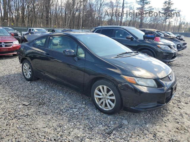 2012 Honda Civic Exl Black vin: 2HGFG3B03CH508307