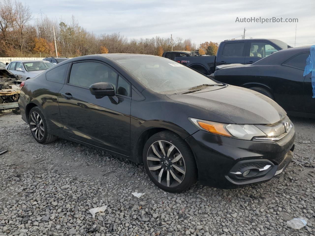 2015 Honda Civic Exl Черный vin: 2HGFG3B03FH505864