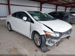 2012 Honda Civic Ex-l White vin: 2HGFG3B06CH543388