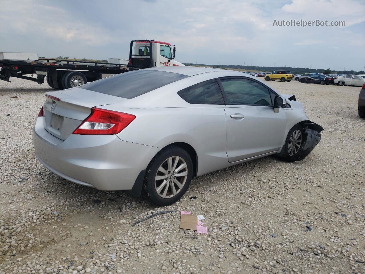 2012 Honda Civic Exl Silver vin: 2HGFG3B07CH526535