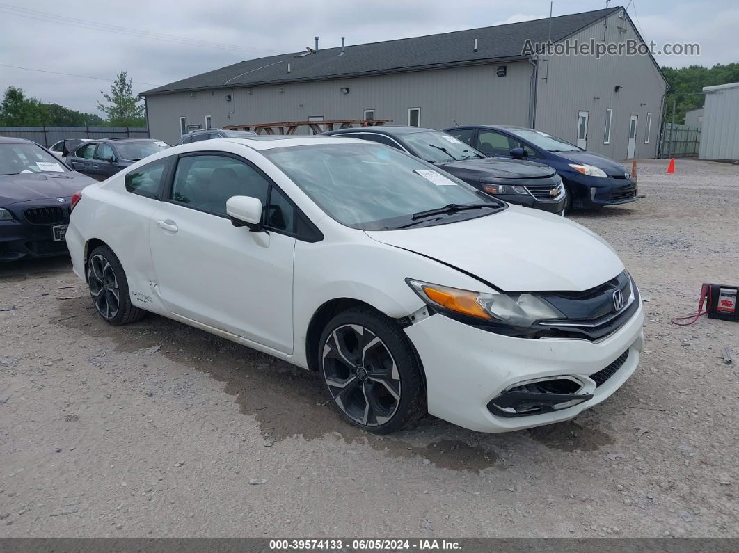 2015 Honda Civic Ex-l Белый vin: 2HGFG3B08FH527455