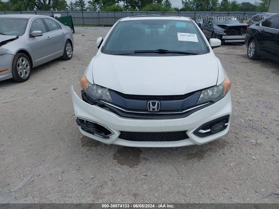 2015 Honda Civic Ex-l Белый vin: 2HGFG3B08FH527455