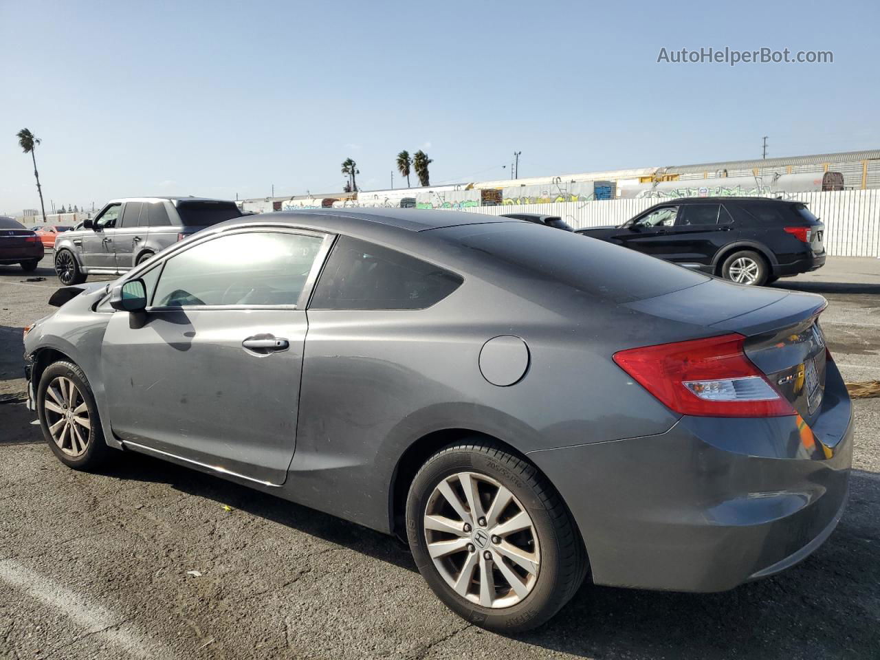 2012 Honda Civic Exl Gray vin: 2HGFG3B0XCH522074