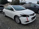 2012 Honda Civic Exl White vin: 2HGFG3B11CH538933