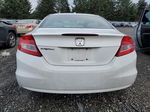 2012 Honda Civic Exl White vin: 2HGFG3B11CH538933