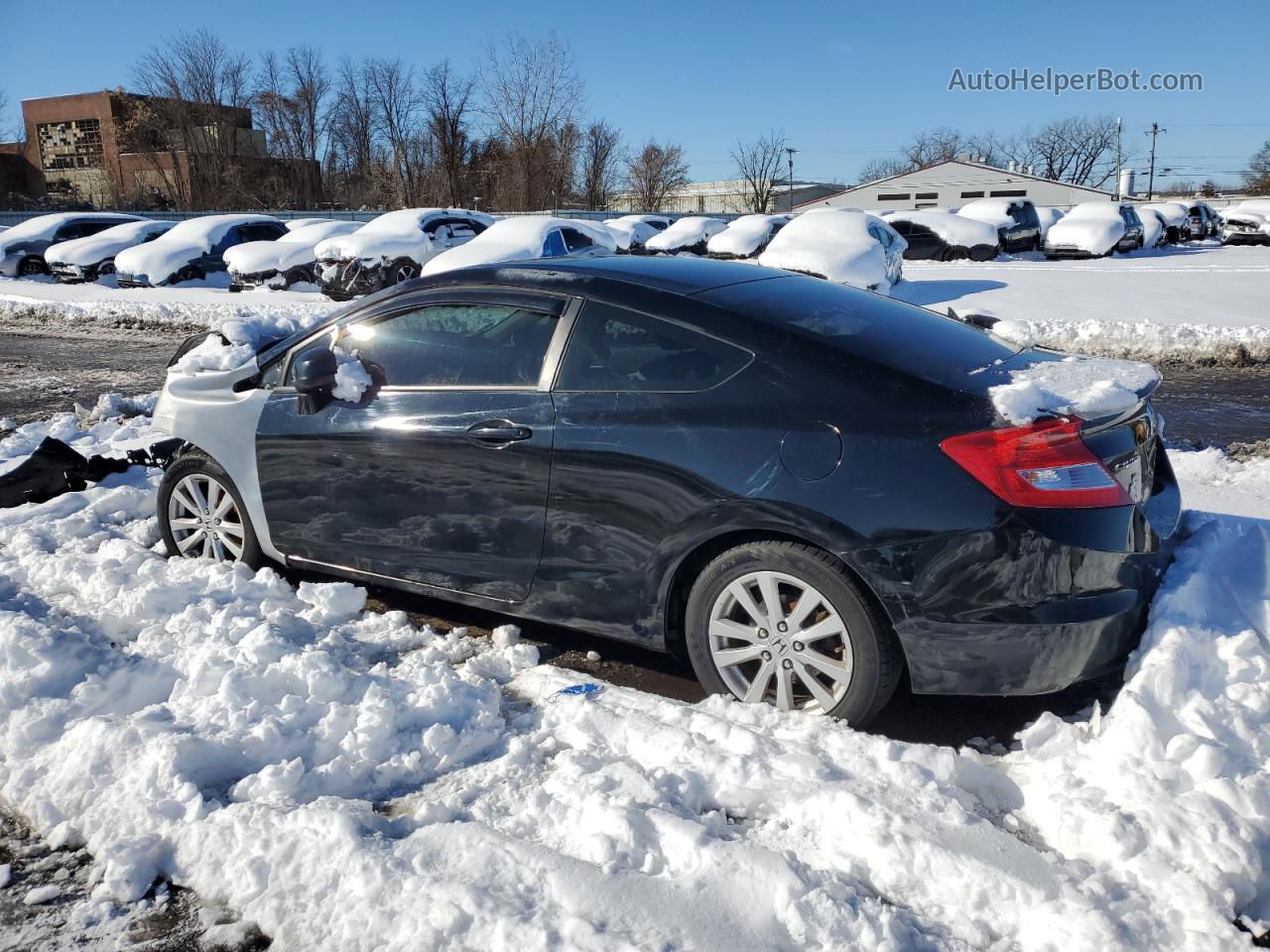 2012 Honda Civic Exl Black vin: 2HGFG3B19CH518607