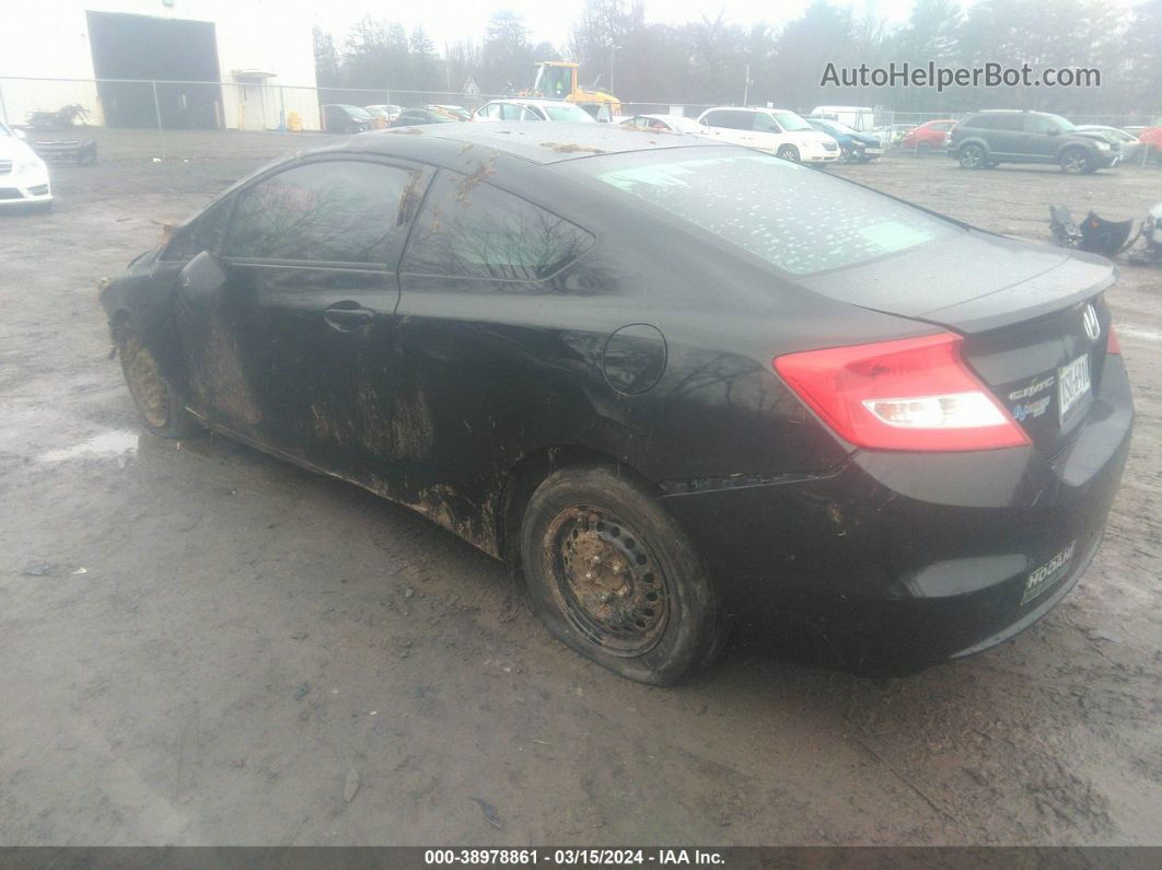 2012 Honda Civic Lx Black vin: 2HGFG3B50CH521091