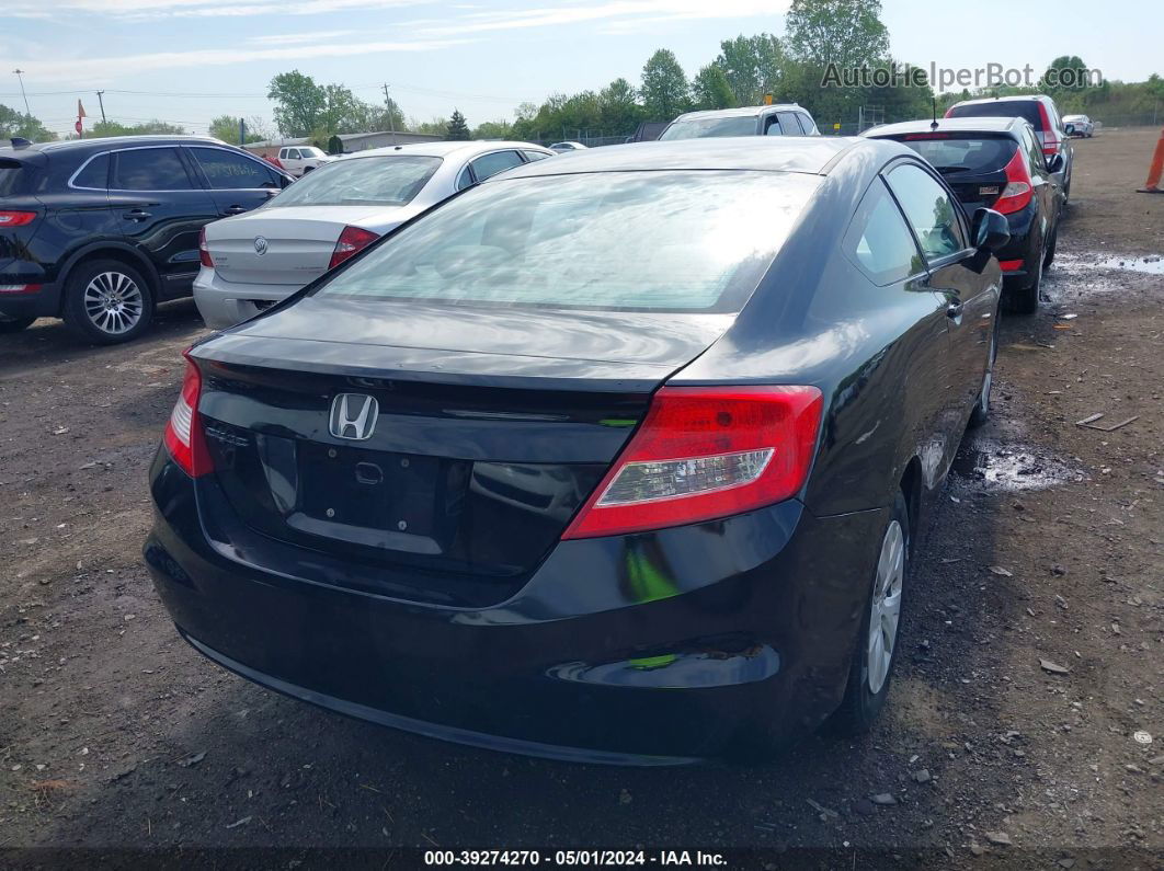 2012 Honda Civic Lx Black vin: 2HGFG3B50CH551708