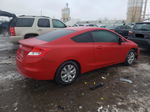 2012 Honda Civic Lx Красный vin: 2HGFG3B50CH558061