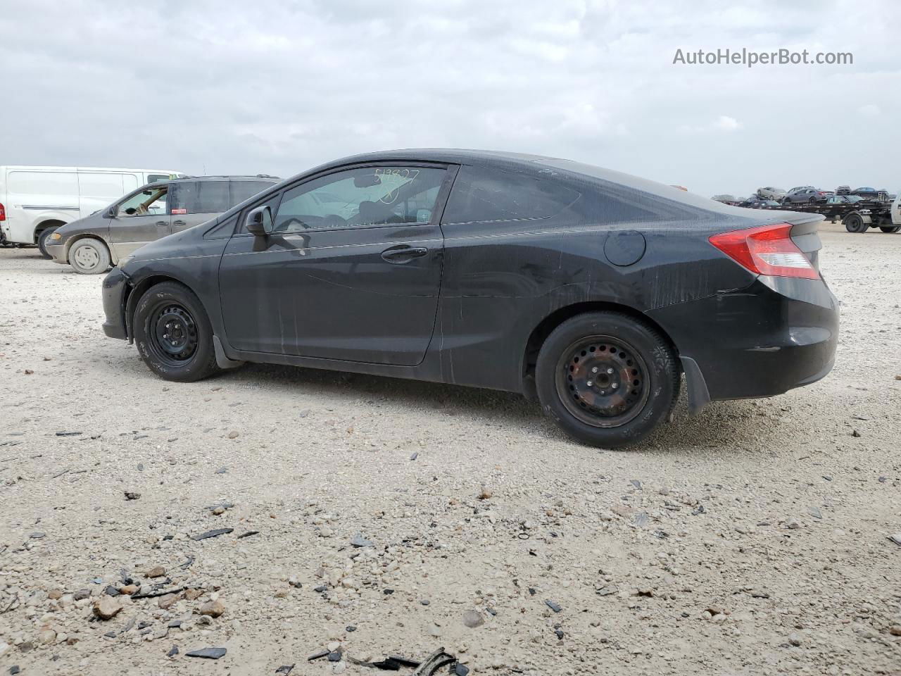 2013 Honda Civic Lx Black vin: 2HGFG3B50DH519827