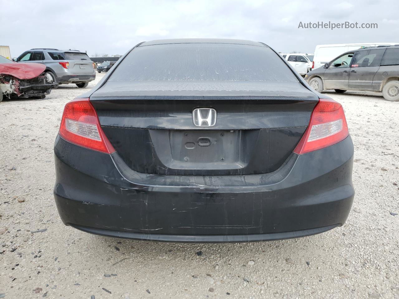 2013 Honda Civic Lx Black vin: 2HGFG3B50DH519827