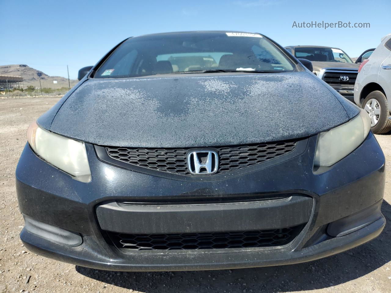 2012 Honda Civic Lx Black vin: 2HGFG3B51CH513758