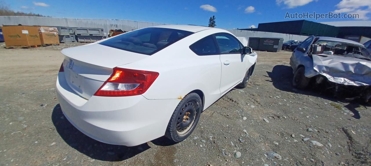 2013 Honda Civic Lx White vin: 2HGFG3B51DH005159