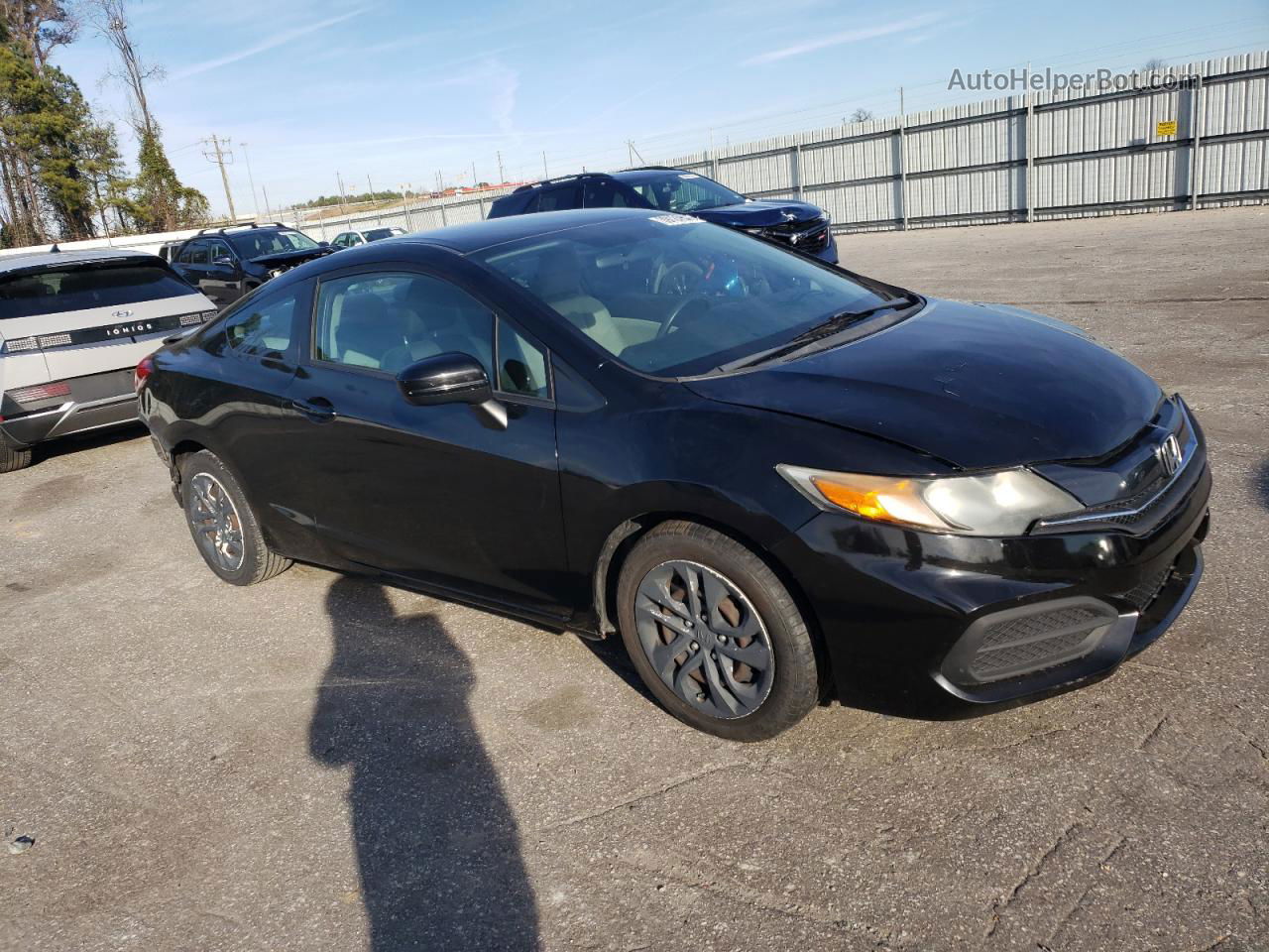 2014 Honda Civic Lx Черный vin: 2HGFG3B51EH504027