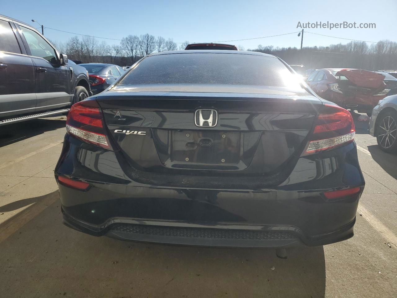 2014 Honda Civic Lx Black vin: 2HGFG3B51EH516341