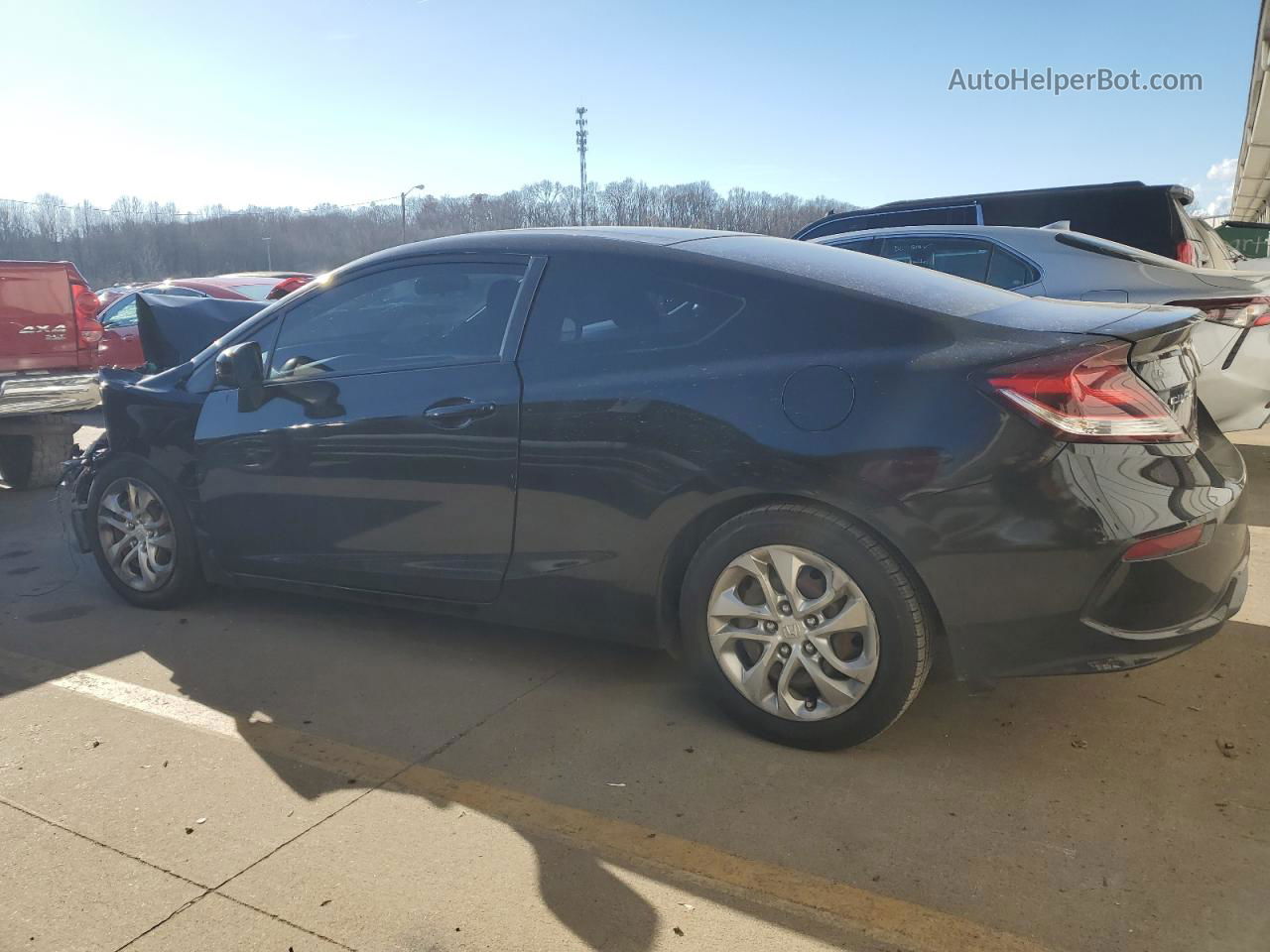 2014 Honda Civic Lx Black vin: 2HGFG3B51EH516341