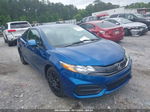 2015 Honda Civic Lx Blue vin: 2HGFG3B51FH531701